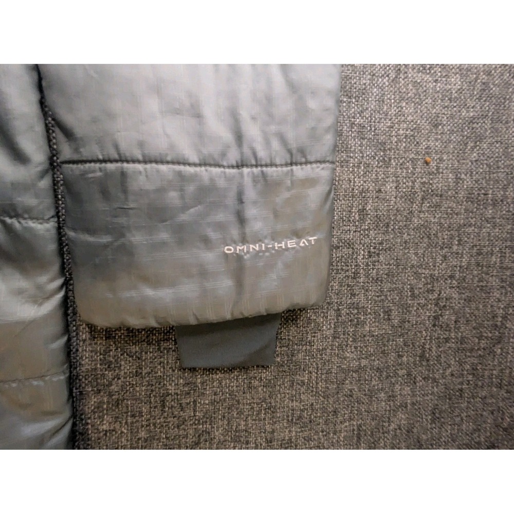 Columbia Omni-Heat Insulated Quilted Jacket Women's Large Silver Parka Coat - Picture 5 of 11